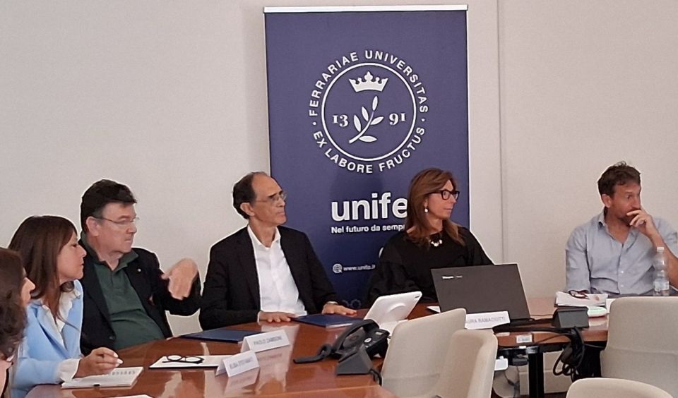 Un momento della conferenza stampa